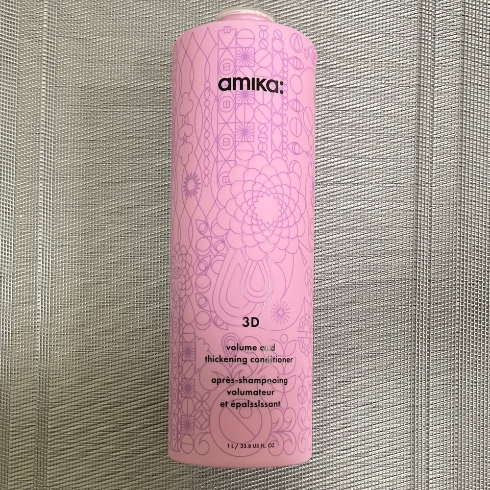 Amika 3D Volume & Thickening Conditioner 33.8oz new & sealed. signature scent